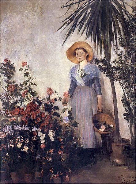 In the orangery, Olga Boznanska